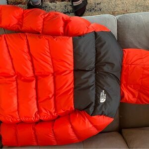 North Face Nurse 550 Youth Medium 10/12 Red Down Puffer Jacket $100